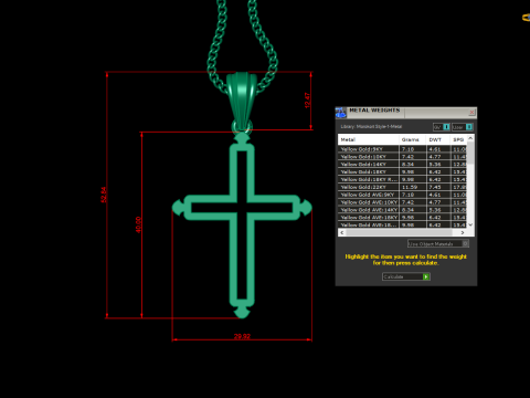 Cross Pendant Jesus Christ 4CP0027 3Dプリントモデル