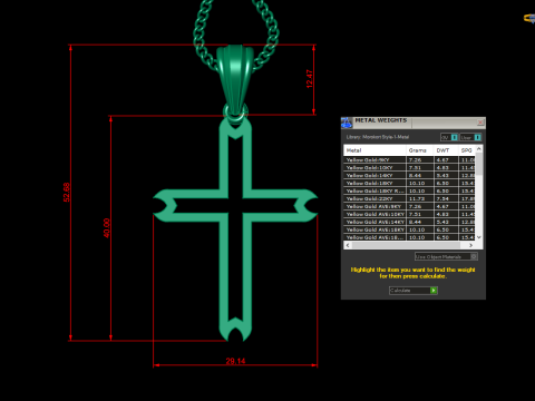 Cross Pendant Jesus Christ 4CP0031 3D 프린트 모델