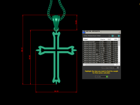 Cross Pendant Jesus Christ 4CP0038 3Dプリントモデル