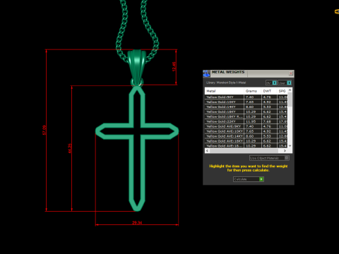 Cross Pendant Jesus Christ 4CP0047 3D Baskı Modeli
