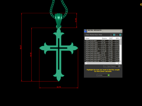 Cross Pendant Jesus Christ 4CP0053 3D-Druckmodell