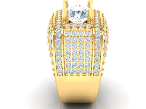 Luxury Mens Ring 3D printmodel