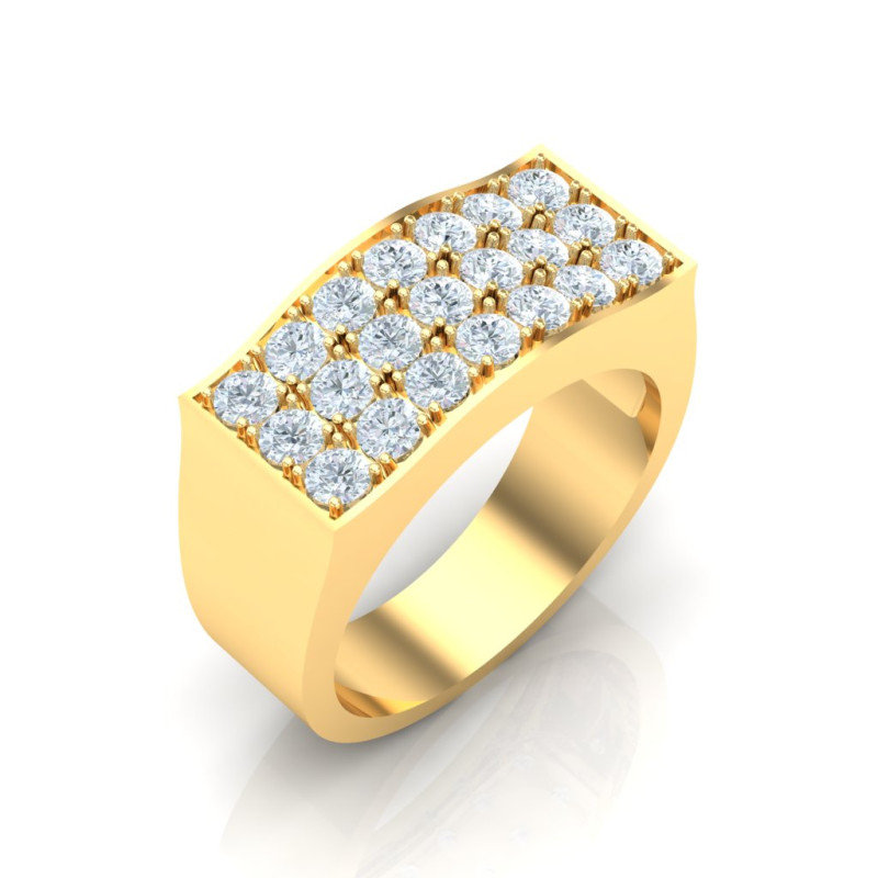 Luxury Mens Ring 3D Druckmodell .c4d .max .obj .3ds .fbx .stl .blend