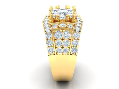 Luxury Mens Ring 3D Print Model