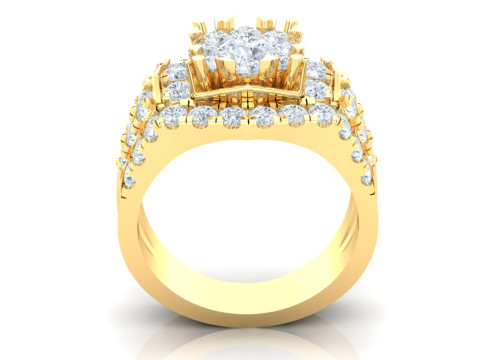 Luxury Mens Ring 3D Print Model
