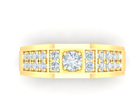 Luxury Mens Ring 3D Принт Модель