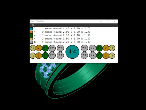 Luxury Mens Ring 3D Принт Модель