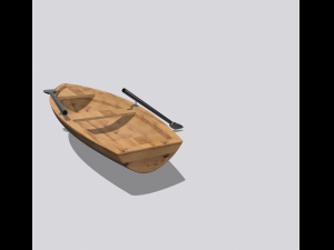 Rowing boat 3D Model