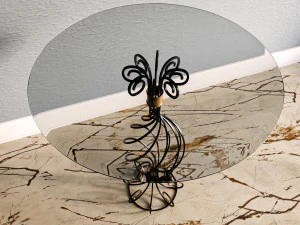 Glass table Forged collection 3D Model