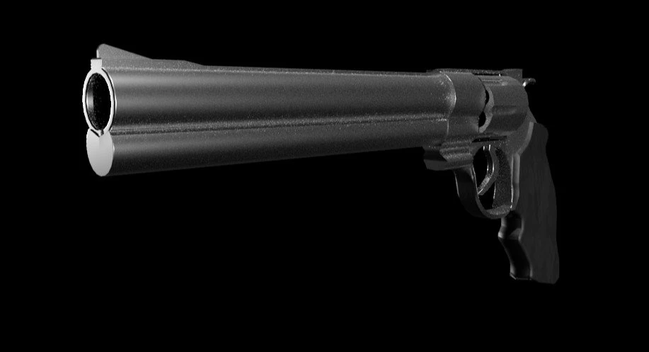 Revolver magnum 3D Model .c4d .max .obj .3ds .fbx .stl .blend 