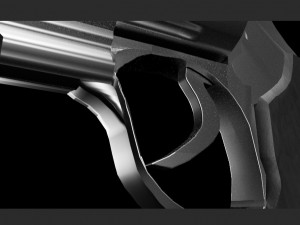 Revolver magnum Model 3D