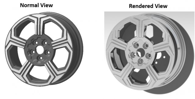 Alloy wheel design 3D Model .c4d .max .obj .3ds .fbx .stl .blend 