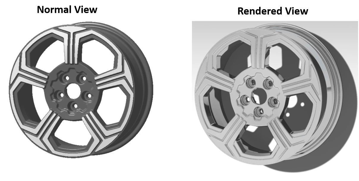Alloy wheel design 3D Model .c4d .max .obj .3ds .fbx .stl .blend 