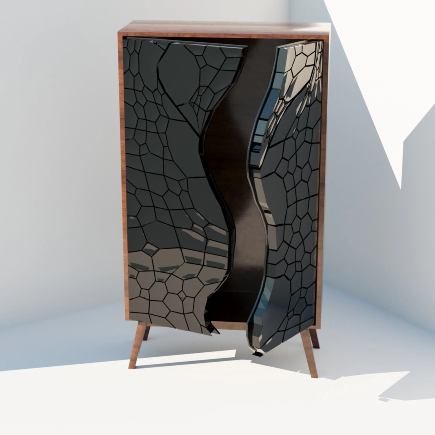 Wardrobe 3D Model .c4d .max .obj .3ds .fbx .stl .blend 