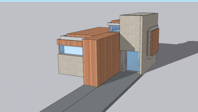 Modern House 2 3D 모델 .c4d .max .obj .3ds .fbx .stl .blend 
