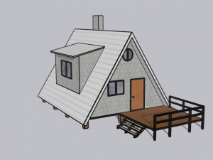 Stylized Small House 3Dモデル