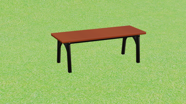 Wooden bench Modèle 3D .c4d .max .obj .3ds .fbx .stl .blend 