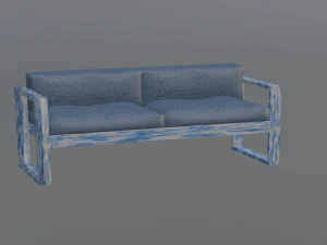 Outdoor denim sofa 3D Model