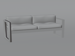 Outdoor denim sofa 3D Model
