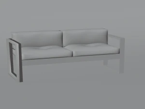 Outdoor denim sofa 3D Model