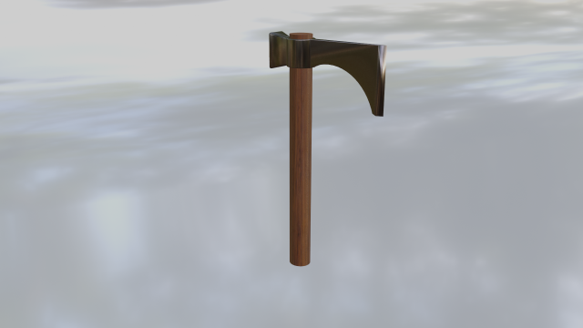 Indian viking ax 3D Model .c4d .max .obj .3ds .fbx .stl .blend
