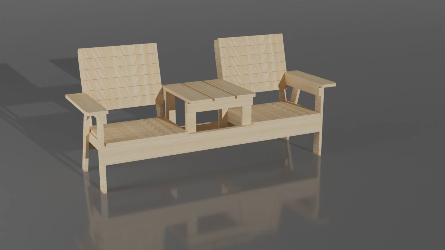 Table with chairs combined 3D Model .c4d .max .obj .3ds .fbx .stl .blend