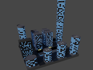 Night city Modelo 3D