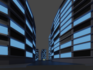 Night city 3D Модель