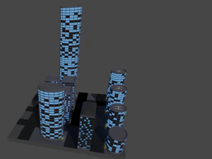 Night city 3D Model