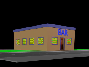 Bar 3D Model