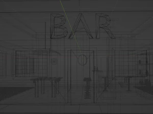 Bar 3D Model