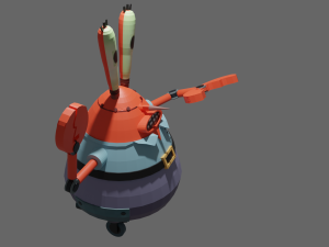 Imitation Krabs 3D Model