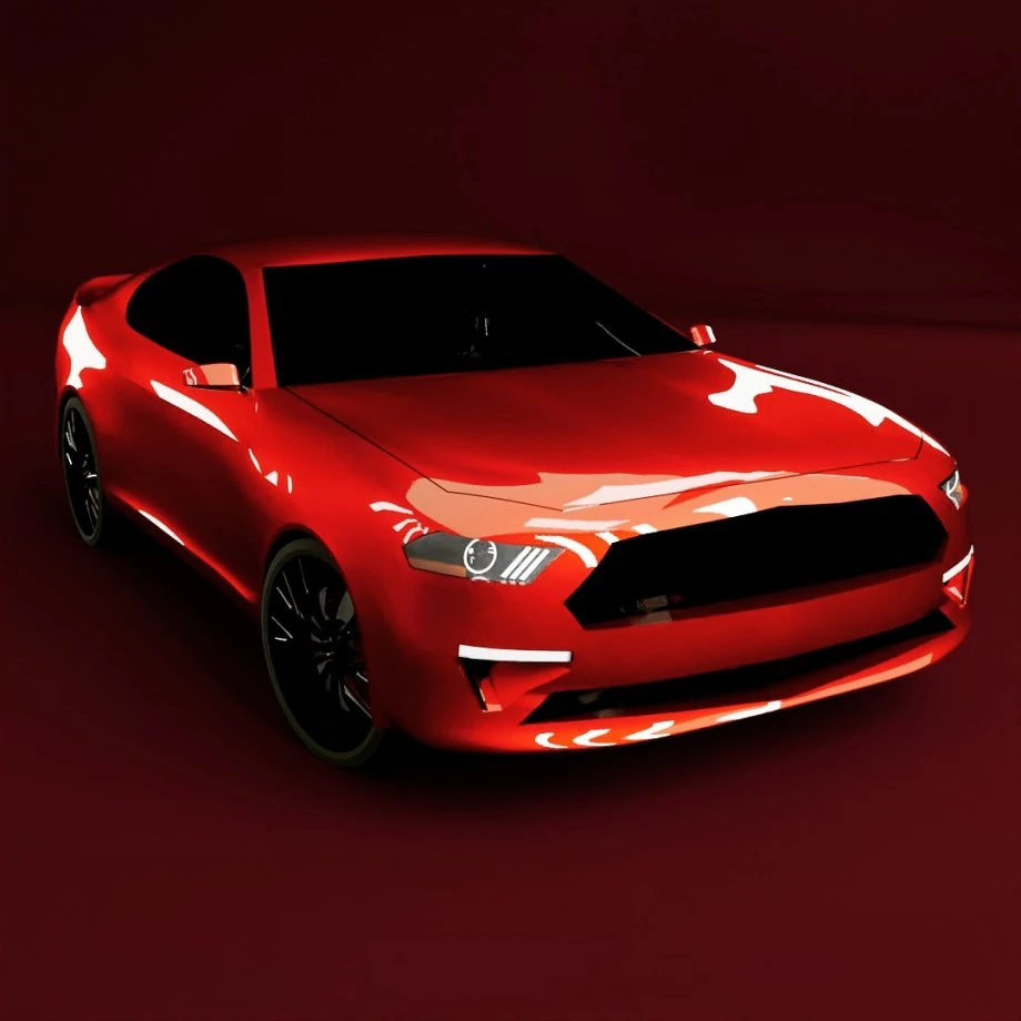 Sports Car 3D Model .c4d .max .obj .3ds .fbx .stl .blend 