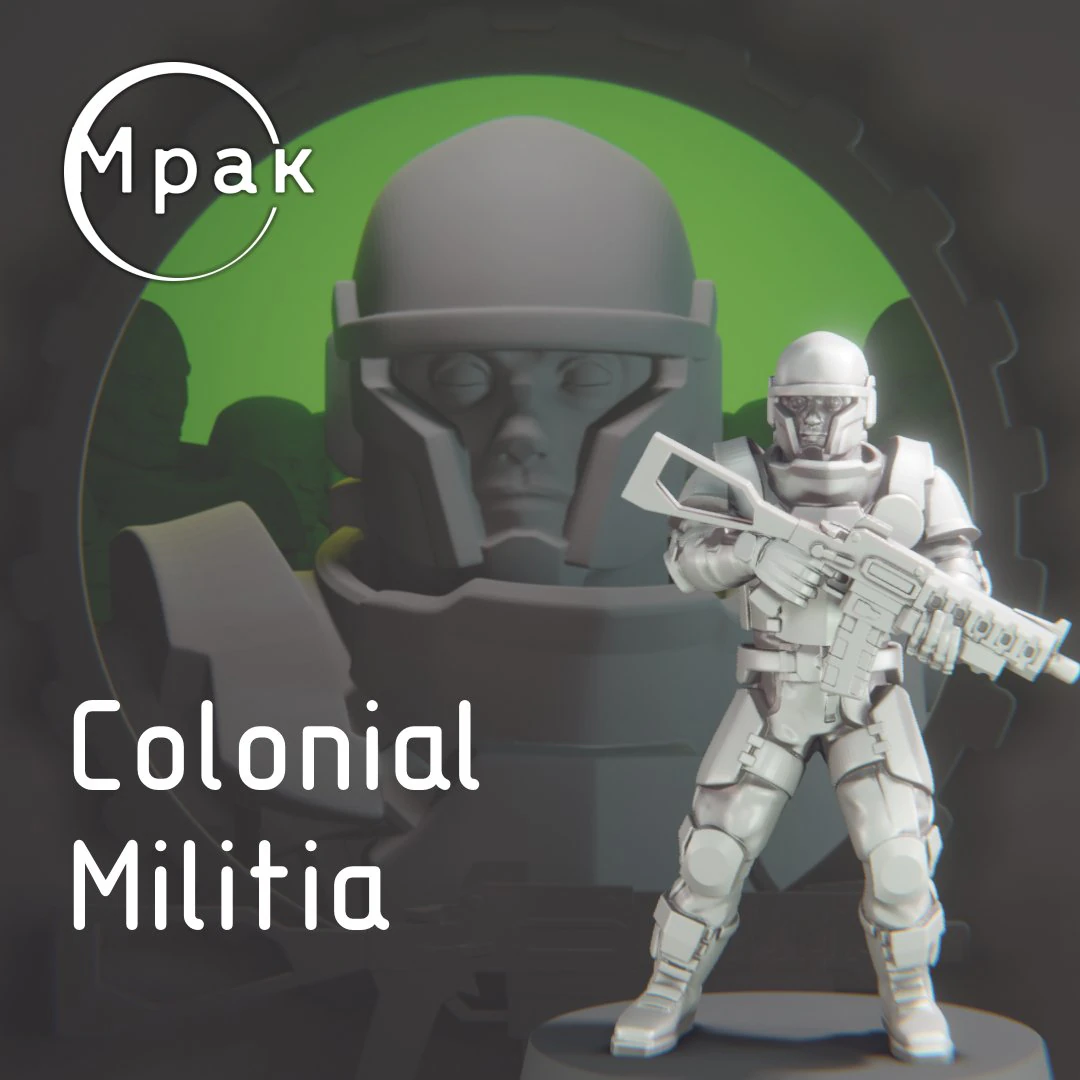 Colonial Militia 3D Print Model .c4d .max .obj .3ds .fbx .stl .blend