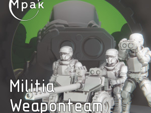 Militia Weaponteam 3D प्रिंट मॉडल