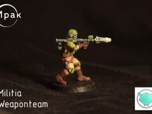 Militia Weaponteam 3D Print Model