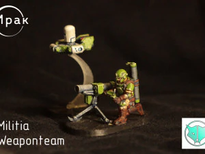 Militia Weaponteam 3D Print Model