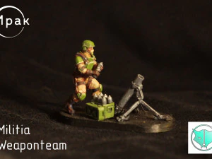Militia Weaponteam 3D Print Model