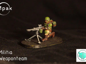 Militia Weaponteam 3D Print Model
