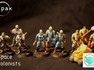Space Colonists 3Dプリントモデル