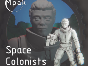 Space Colonists 3D प्रिंट मॉडल