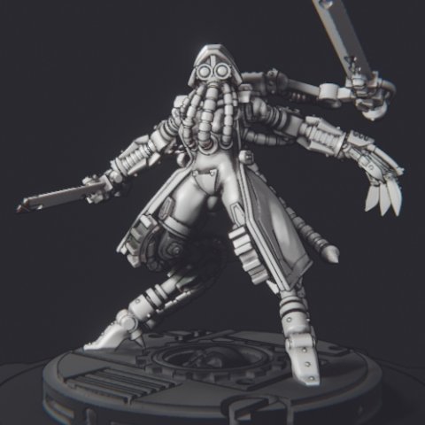 Praetorian Domina 3D Print Model .c4d .max .obj .3ds .fbx .stl .blend 