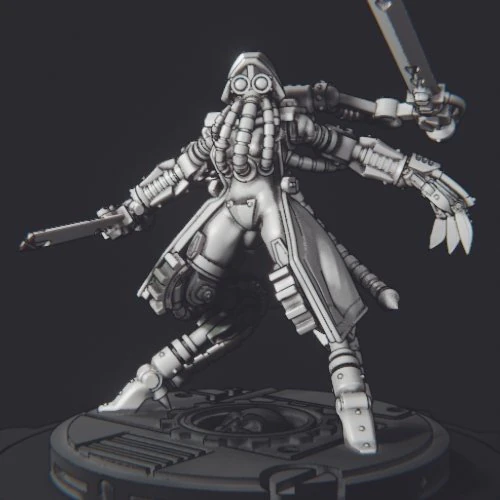 Praetorian Domina 3D Print Model .c4d .max .obj .3ds .fbx .stl .blend 