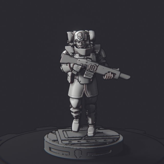 Praetorian Guard 3D Print Model .c4d .max .obj .3ds .fbx .stl .blend 