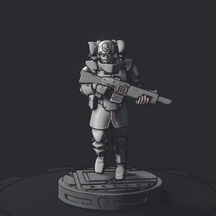 Praetorian Guard 3D Print Model .c4d .max .obj .3ds .fbx .stl .blend 