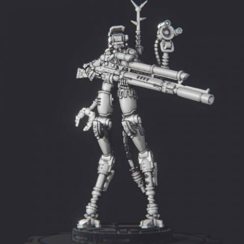 Praetorian Seeker Model Cetak 3D .c4d .max .obj .3ds .fbx .stl .blend