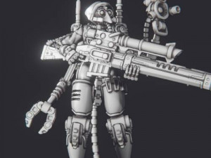 Praetorian Seeker Modello di stampa 3D