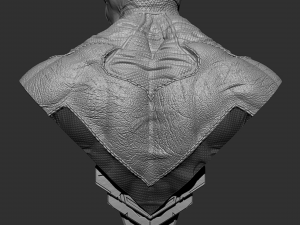 Superman bust model ready for printing 3D print model 3D Fan art 3Dプリントモデル