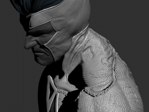 Superman bust model ready for printing 3D print model 3D Fan art 3Dプリントモデル