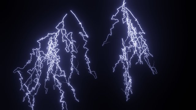 Lightning CG Dokuları .c4d .max .obj .3ds .fbx .stl .blend 